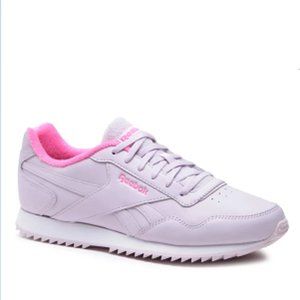 Reebok Women's Glow White Pink Royal Glide Ripple Shoes W 6.5 us GW0776